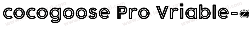 cocogoose Pro Vriable字体转换